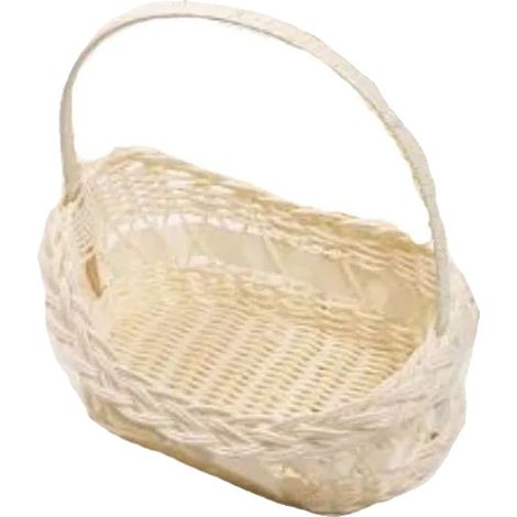 Cesta de almacenamiento, diseño tejido a mano, material ecológico, 25-20-12 cm. (1/2)