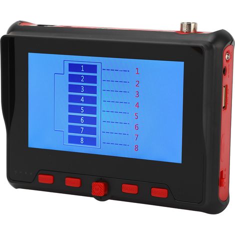 CCTV-Testmonitor 4-Zoll-Display AHD TVI CVI UTP-Kabeltester 8MP für Wartungs- und Reparaturarbeiten (1/5)