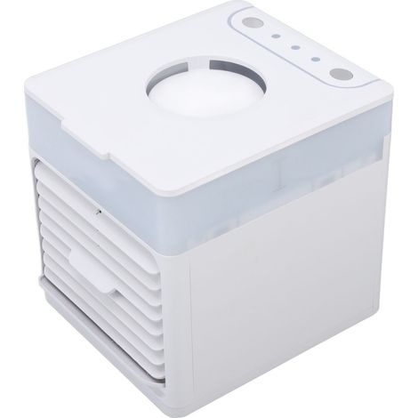 Mini climatiseur 500 ml, 3 vitesses, silencieux, refroidissement, humidification, purification, veilleuse, climatiseur portable (1/5)