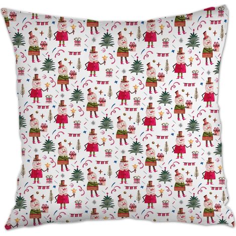 Housses de coussin en polyester résistante fermeture à glissière pour décoration de Pâques pour la maison et la chambre (1/5)
