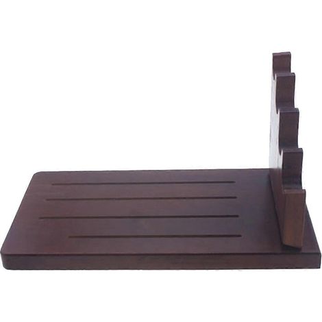 Étagère à couteaux en bois, support de rangement pour couteaux, étagère de cuisine (1/5)