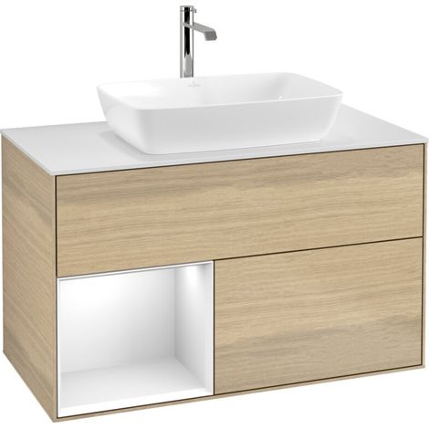 Villeroy & Boch F771GFPC Meuble sous-lavabo Finion F77 (1/2)
