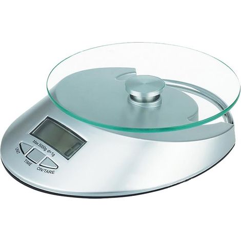 Bilancia da cucina 5kg grigia digitale - divisione 1gr