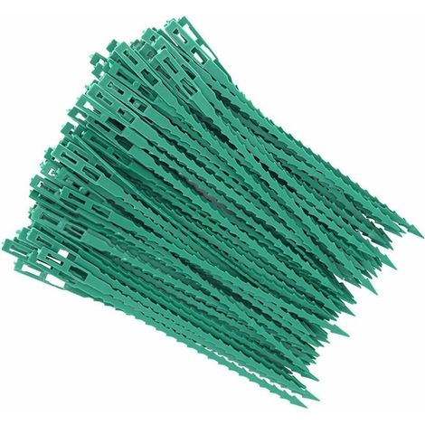 80 Pcs Accroche-Tuteurs pour Tomates Arbres Tuteurs de Plantes Attache et Soutien Réglable pour Plantes Serre-câble Lien en Plastique pour Jardinage Bricolage (1/5)