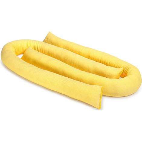 Chaussette Absorbant Produit chimique RS PRO, 20 par paquet , capacité d'absorption: 80 L ( Prix pour Boîte de 20 )
