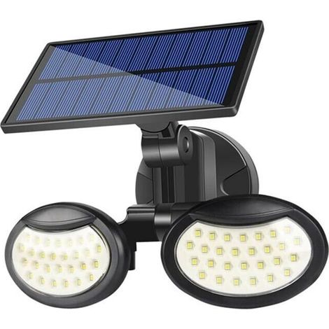 Faro Pannello Solare Ricaricabile Faretto 56 Led Sensore Rileva Movimento (1/4)