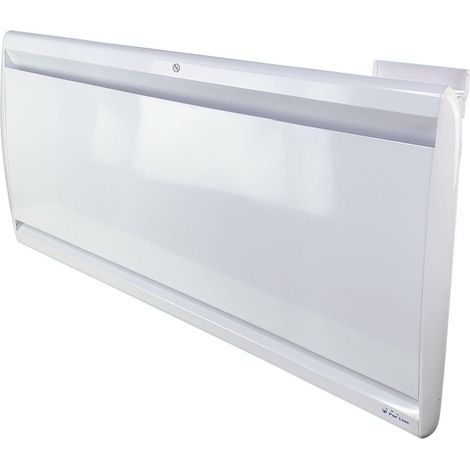 Purline – Radiateur à inertie 1000W – Contrôle WIFI via application – Écran LCD – Fonction open window – Design compact blanc (1/5)