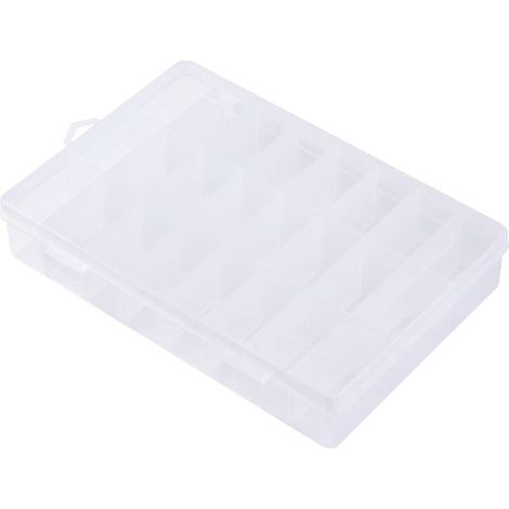 TC-ERB-9049 Mallette de rangement (L x l x H) 210 x 140 x 38 mm Nombre de compartiments: 24 séparations variables Contenu 1 pc(s) Y893173 (1/5)