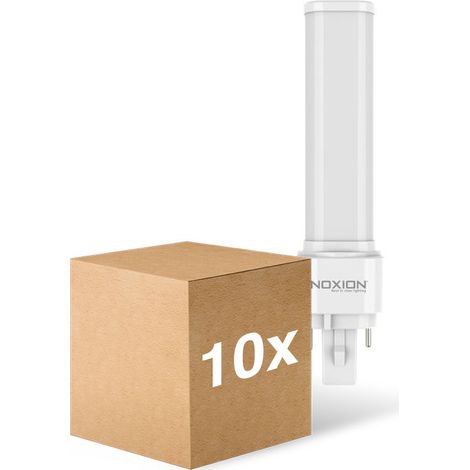 Lot 10x Noxion Lucent PL-C LED 5.2W - 840 Blanc Froid