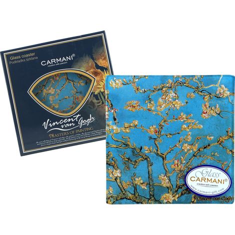 Piatto decorativo di Van Gogh, mandorlo in fiore, porcellana artistica (1/4)