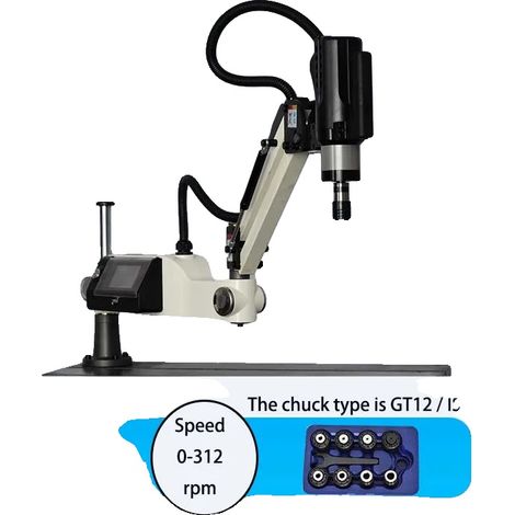 Machine de perçage électrique, puissance moteur de 600W, compatibilité universelle, Mandrins ISO (1/2)