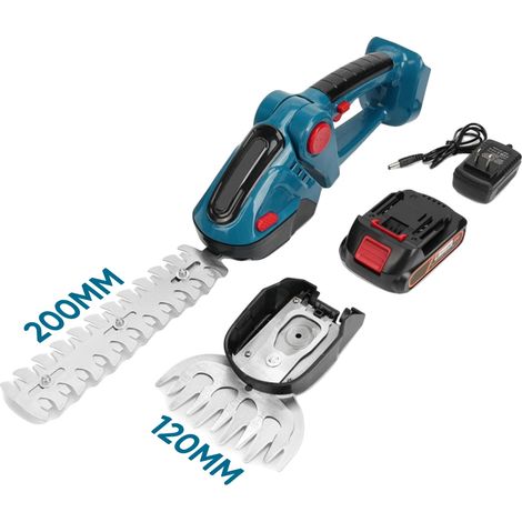 Taille-haie, sans fil, puissance de coupe efficace, Style A - Avec 1 Batterie (1/2)
