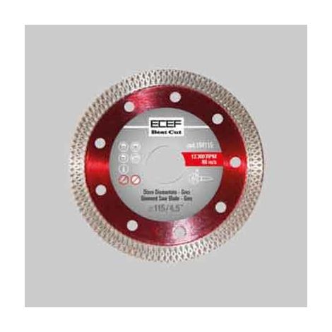 DISCO DIAMANTATO PER GRES 'TURBO' Ø 230x2 mm