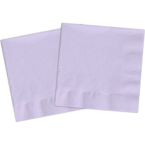 Tovaglioli carta FSC compostabili (33x33cm, doppio velo), 20 pezzi, viola lavanda (1/2)