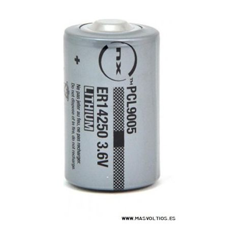Pila litio 3.6V 1.2Ah ER14250