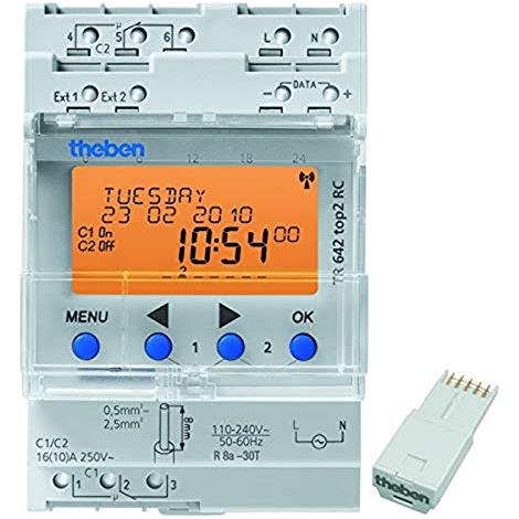 Theb zeitschaltuhr digital tr642top2rc jahres/astro 3te 2k 800sp gangreserve