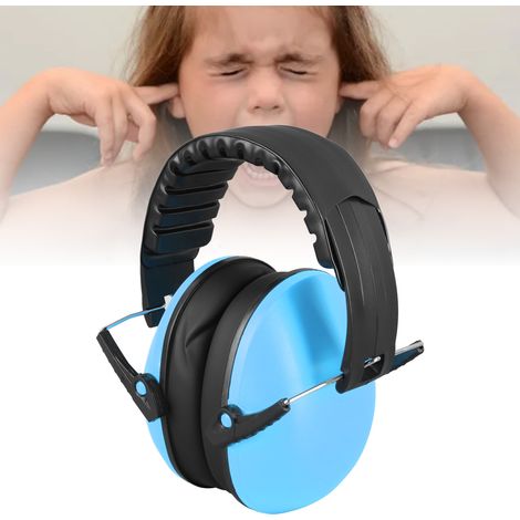 Cache-oreilles antibruit pour tout-petits, enfants et bébés, protection et réduction du bruit, bleu ciel (1/5)