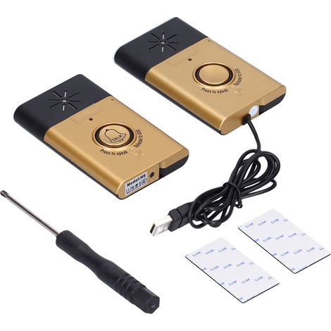 Sonnette connectée Smart Call avec interphone à voix claire et puissante, faible consommation d'énergie, sans fil et longue portée.-AquaForge