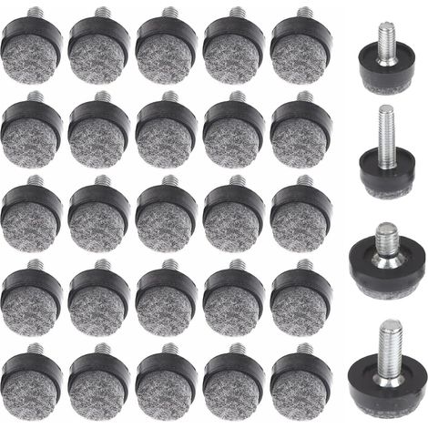 Vis à feutre réglables pour pieds ronds, lot de 25 : M8 20 × mm (1/5)