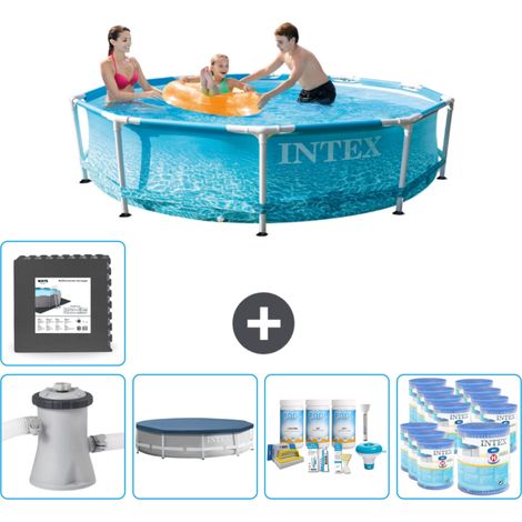 Piscine Intex à cadre rond - 305 x 76 cm - Comprend des Accessoires CB17 (1/5)
