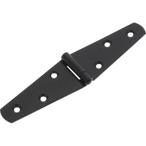 Torscharnier Schwarz 75 mm - Pro Stück