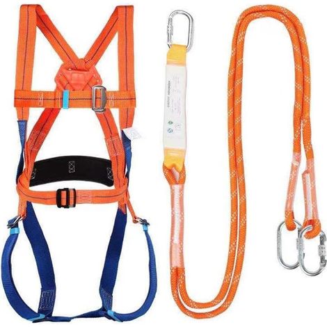 Fall arrest safety harness kit, fall arrest safety harness, fall protection for high altitude work, fall protection kit, for climbing, working at heights etc. (1/5)