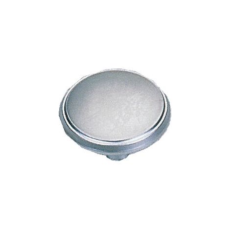 Bouton convexe Ø 30 mm zamak finition chromé mat - METAUX OUVRES & DECORES