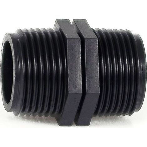 Nipplo - niples riduzione filettata maschio maschio - PN10 in polipropilene 1/2" x 1/2" IR60720M0N200 - -  IRRITEC - -