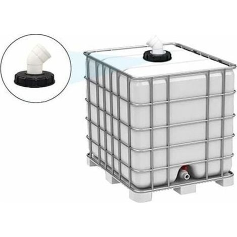 45-Zoll-IBC-Tankdeckel mit waschbarem Nylonfilter für 1000-Liter-IBC-Regenwassertanks, IBC-Deckelfilter, IBC-Tankzubehör, 165-mm-Nylon-Regenwasserfilter (1/4)