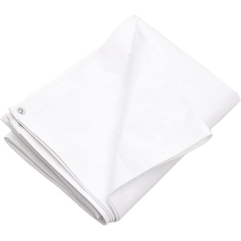 Lona HDPE blanco 260 g/m² 8x10 m vidaXL