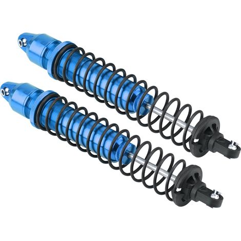 2 Stück/Set RC Stoßdämpfer aus Aluminiumlegierung für TRAXXAS XMAXX 1/5 Auto (Marineblau) (1/5)