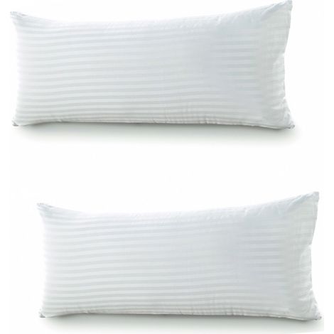 Oreiller Pack de 2 en fibre toucher plume 75 cm