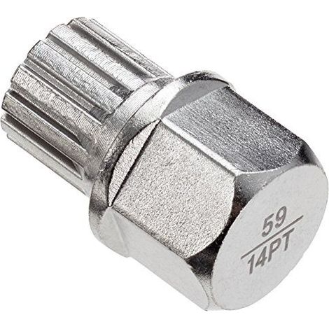Adaptateur de démontage de verrou de jante SW-Stahl 02382L-9 I adapté pour VW I adaptateur 59 I outil de démontage pour déverrouiller le verrou de roue I outil de déverrouillage pour verrou de jante I