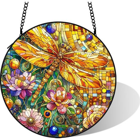 Décoration murale attrape-soleil coloré, diamètre: 9 cm (1/5)