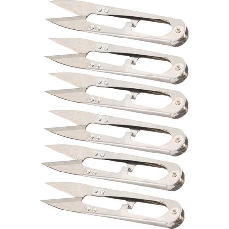 12-Piece Embroidery Thread Scissors Set, Stainless Steel Thread Cutters, Mini Sewing Tools, Ideal for Garment Making, Shoemaking, and the Sewing Industry (1/5)