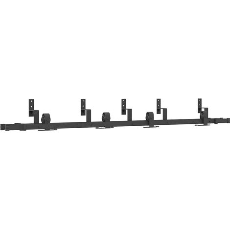 Maison Exclusive - Kit de herrajes para puertas correderas acero