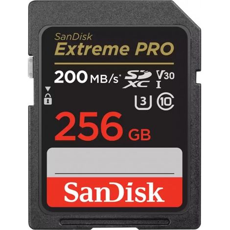 Sandisk Extreme Pro SDXC 256GB 200MB/s UHS-I
