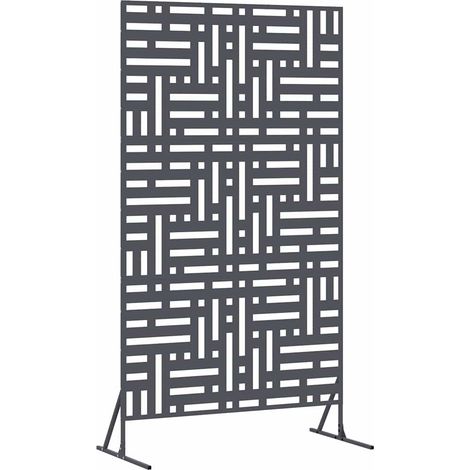 Maison Exclusive - Sichtschutz Anthrazit 100 x 50 x 180 cm Stahl