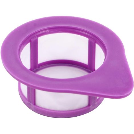 1 Stück violetter 40-m-Nylon-Netzzellenfilter mit PP-Griff für Laborzwecke-4.3X3.5cm-Purple (1/4)