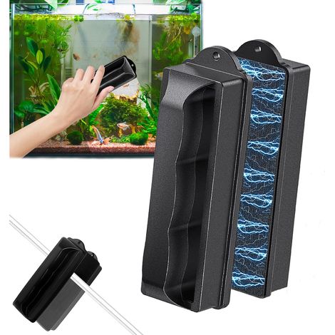Aimant Aquarium Nettoyage Eponge Aquarium Vitre Forte Nettoyeur de vitre magnétique Aimant Aquarium Eponge Aquarium Nettoyage Brosse (1/5)