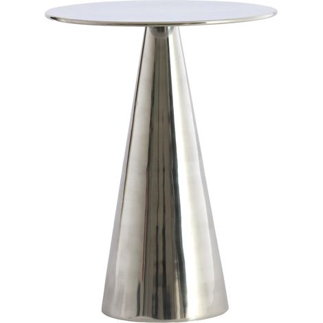 Light & Living Beistelltisch LEOVA in Nickel – Ø39x51 cm