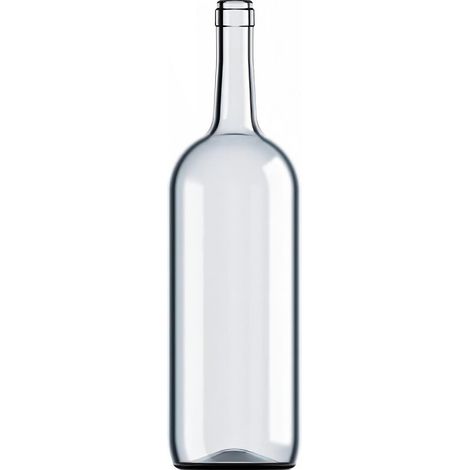 Bottiglia in vetro per vino "Bordolese Verona" con imboccatura a tappo di sughero 1500 mL -Uvag Scuro / Confezione da 12 pezzi (1/5)