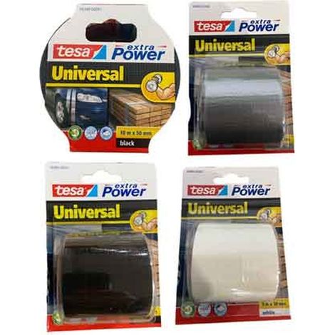 NASTRO TELATO 'EXTRA POWER UNIVERSAL' TESA mm 50x10 mt - Colore Nero