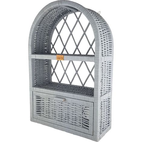 Chapel Korbwandschrank, grau (1/4)