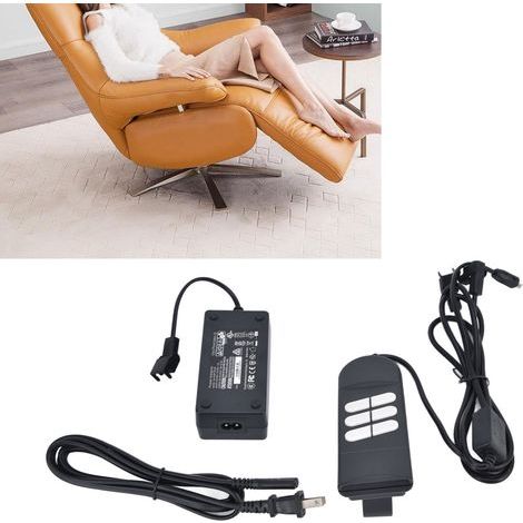 Commande de canapé électrique, commande manuelle à six boutons pour appareil médical, commande de moteur à tige de poussée pour lit de physiothérapie, norme américaine 100-220 V (1/5)