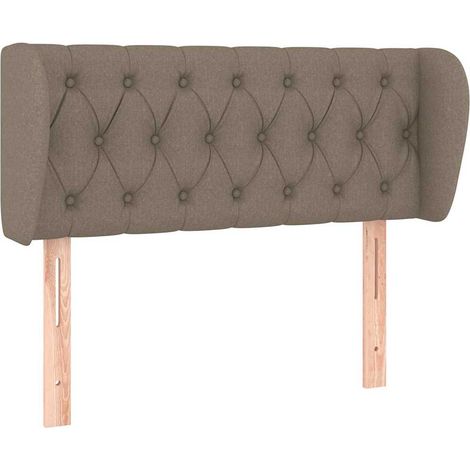 Maison Exclusive - Testiera ad Orecchio Tortora 93x23x78/88 cm in Tessuto (1/5)
