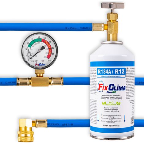 KIT DI RIEMPIMENTO ARIA CONDIZIONATA REFRIGERANTE R134A