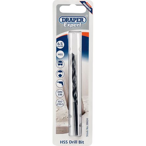 Draper Expert 6.5mm HSS Drill (38624) (1/5)