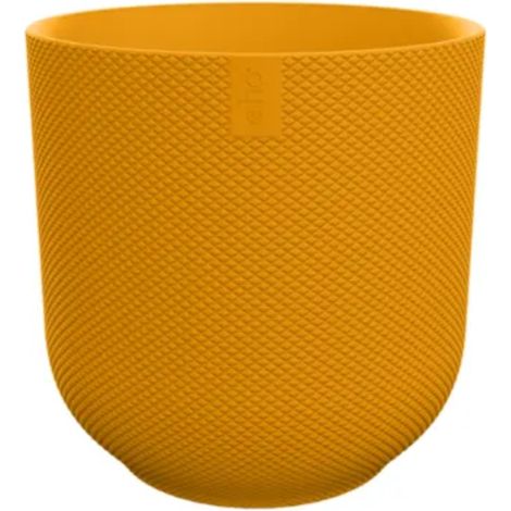 Pot de Fleur Design Rond Terracotta Mat Plastique Léger D23 H21 D14 - PANGIVO