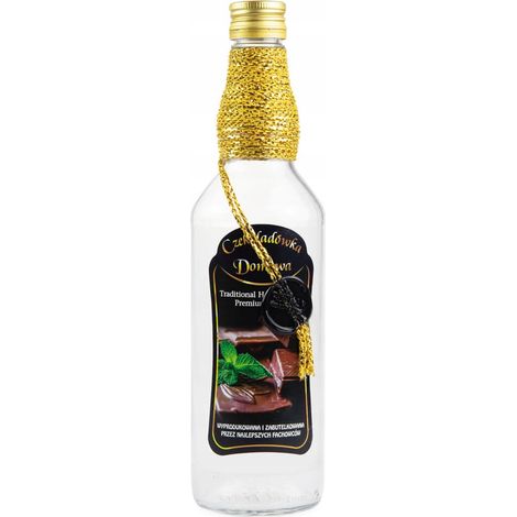 Monopoly-verzierte Flasche 500ml SCHOKOLADE